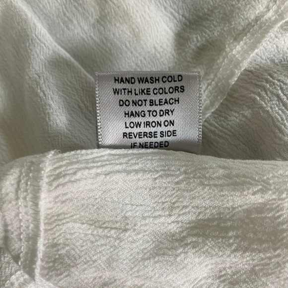 Justily Tiered Crochet VNeck Sleeveless Mini Dress Large‎ Coastal Cowgirl Angel - Picture 11 of 11